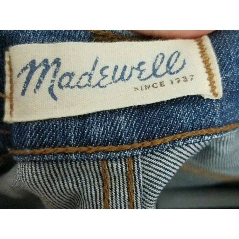 Madewell Women's Sz. 24 High Riser Skinny Distressed Medium Wash Jeans - Picture 6 of 7
